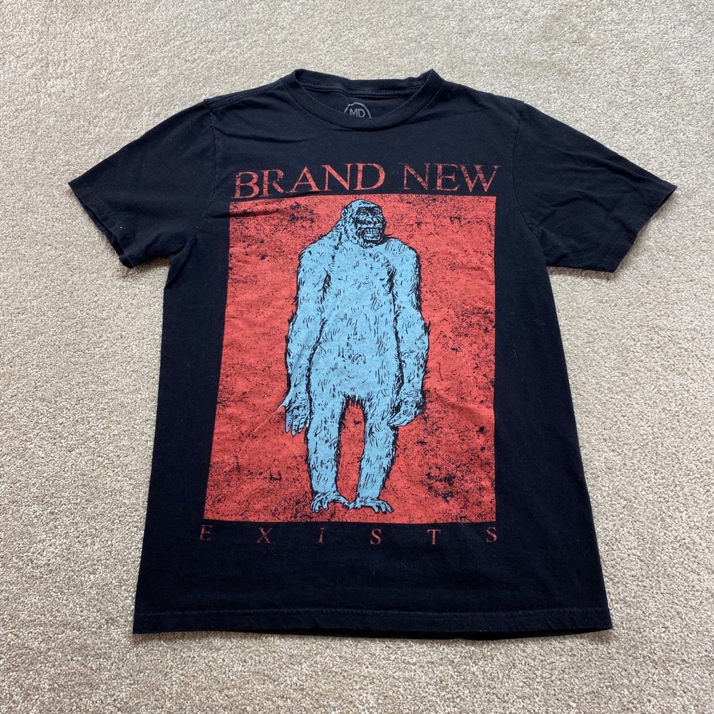 Merch Direct‎ Band Shirt Boys XS Black Blue Gorilla Short Sleeve Graphic Tee